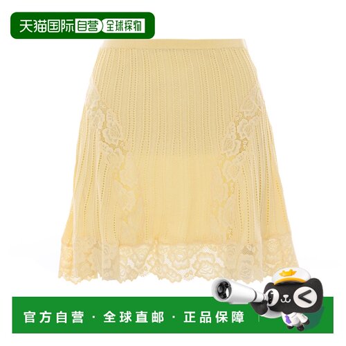 SELF-PORTRAIT 女士半身裙 049SKYELLOW SS2026 黄色