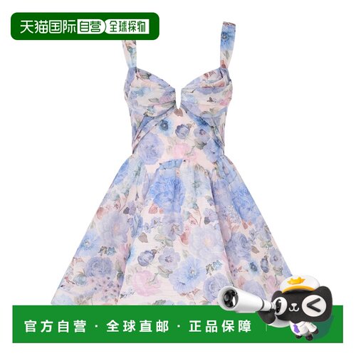 1h可退 ZIMMERMANN 女士连衣裙 6493DC261SKYBL CO 白色裙子