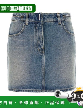 GIVENCHY 女士半身裙 BW40SQ5Y9N420-52 SS2024蓝色包臀裙A字裙