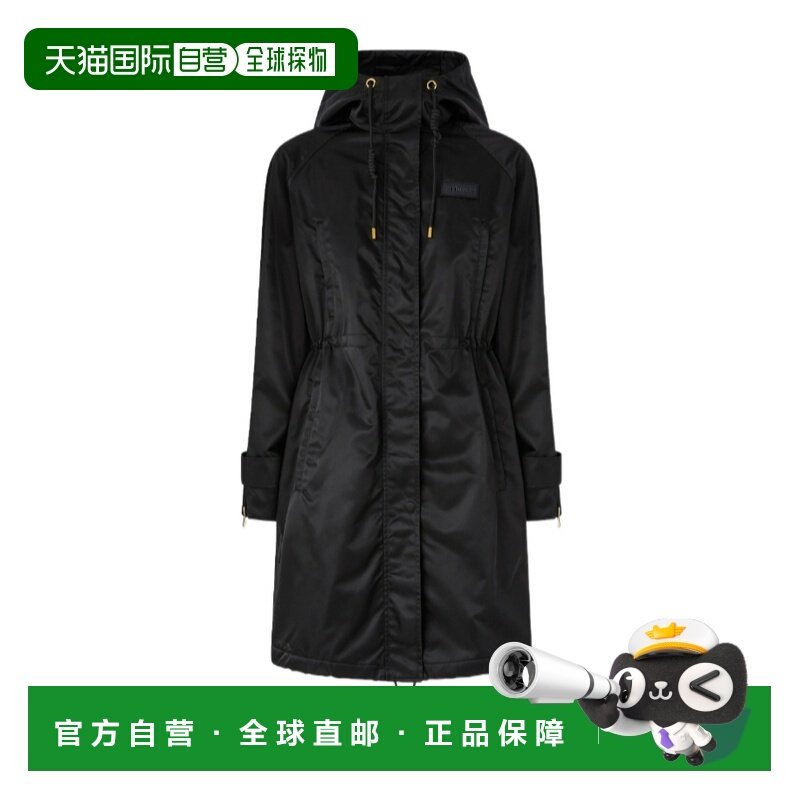 PINKO 女士户外风衣 106015A2ZAZ99 AW2025 黑色 长袖棉服夹克,户外/登山/野营/旅行用品,风衣,淘宝优惠券,粉丝福利购,淘宝优惠卷