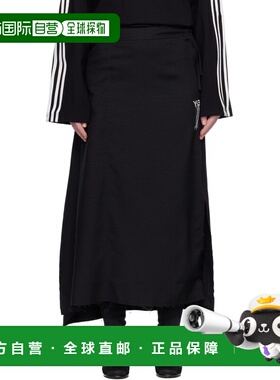 1h可退 潮奢 Y-3 女士 黑色 Sport Uniform Raw Cut 3 Stripes 半