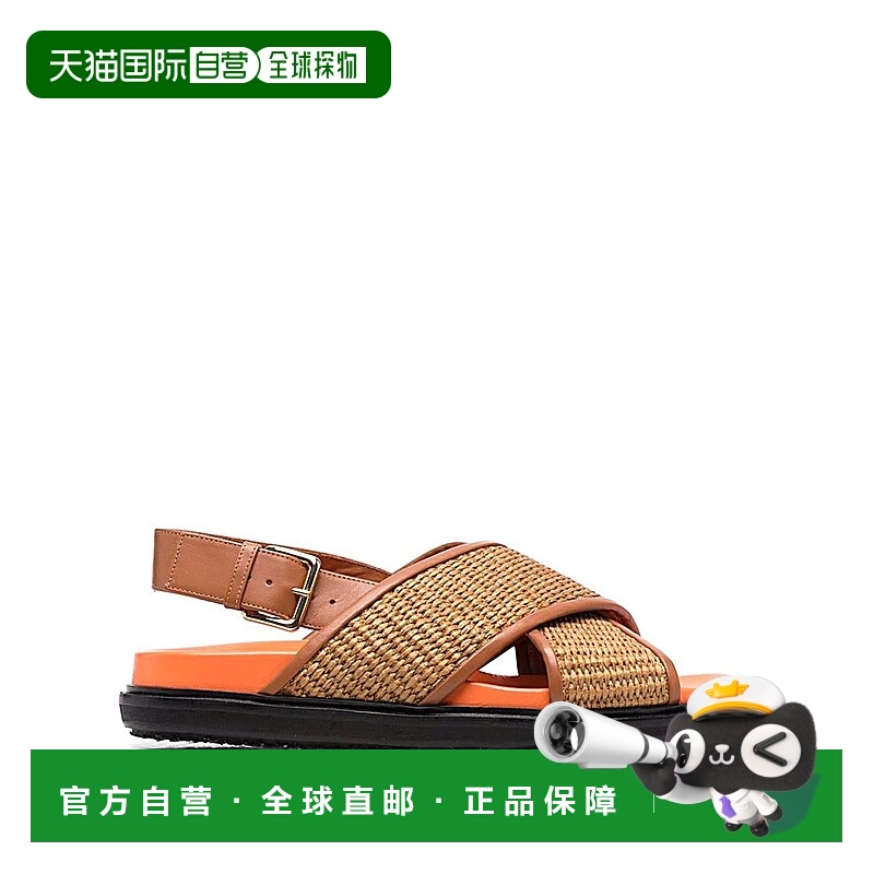 1h可退 MARNI 女士凉鞋 FBMS013801 AW2023 棕色 MARNI Sandals
