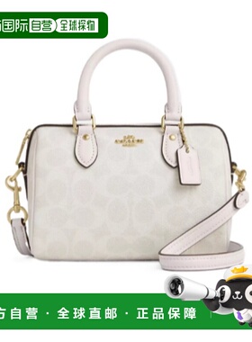 COACH 女士斜挎包 CW329IMXU5 SS2025 白色 迷你 Rowan 斜挎包