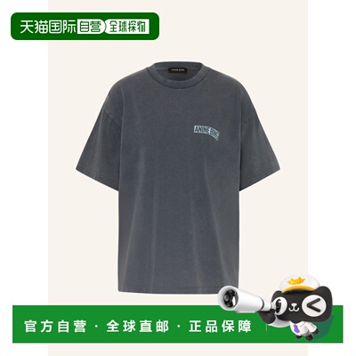 Anine Bing 女士T恤 100321927113000 CO 灰色 CADE T-shirt