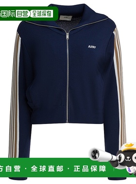 AUTRY 女士针织衫 JAPWB7KB AW2025 蓝色 Blue sweatshirt white