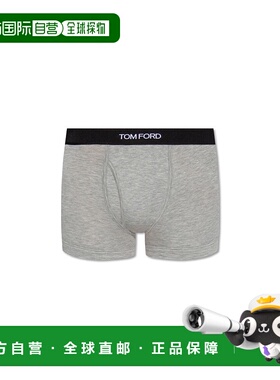 1h可退 TOM FORD 男士内裤 T4LC314100020 CO 灰色 徽标内裤