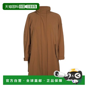 1h可退 MAX MARA 女士外套 3036012606004 AW2022 棕色 徽标大衣