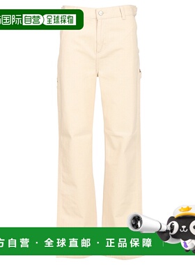 CARHARTT WIP 女士休闲裤 SS2025 白色牛仔裤直筒裤 I0348320502