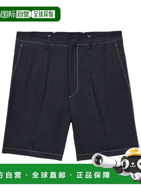 PRADA 男士短裤 UP032311T7SOOOF0002 SS2025 黑色休闲裤