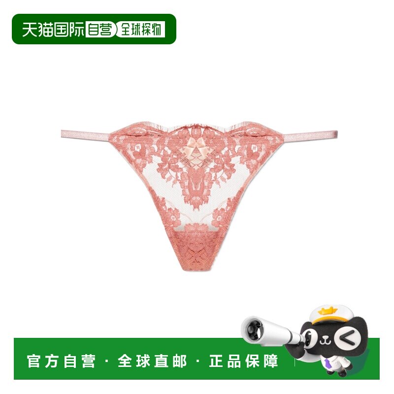 DSQUARED2 女士内裤 D8R275900270 SS2025 粉红色 蕾丝内裤性感