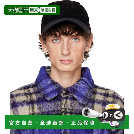 1h可退 潮奢 ADER Error 男士 黑色 104 棒球帽 BN01FWHW0207BK