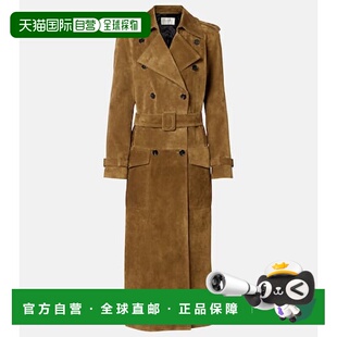1h可退 潮奢 Saint Laurent 圣罗兰 女士 绒面革风衣西装