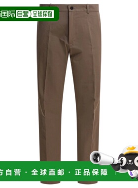 BURBERRY 男士休闲裤 8115462 AW2025 棕色 Cotton chino pants