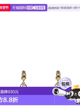 CHLOÉ 女士耳饰 CH26SJE02BGL7ZN SS2026 金色 BRASS & GLASS PEA