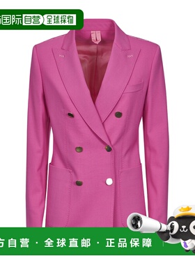 MAX MARA 女士西服 1041132106006 SS2022 粉红色 双排扣西装外套