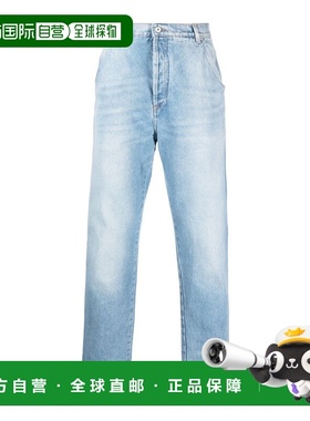BALMAIN 男士牛仔裤 AH1MM000DD096FF AW2023 蓝色 Low-rise jean