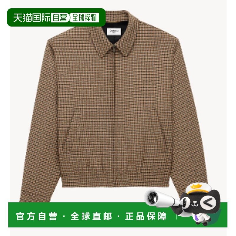 1h可退 潮奢 Saint Laurent 圣罗兰 女士 拉鍊短版羽絨服 842873Y