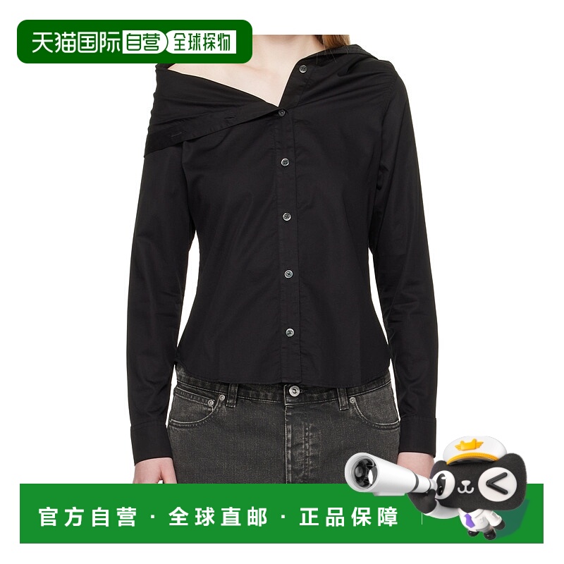 1h可退 OUR LEGACY 女士外套 W2252KB SS2025 黑色 长袖衬衫