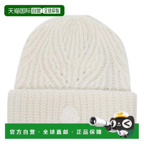 MONCLER 女士帽子 3B00064N1297034 AW2026 白色 【付后1h可退】