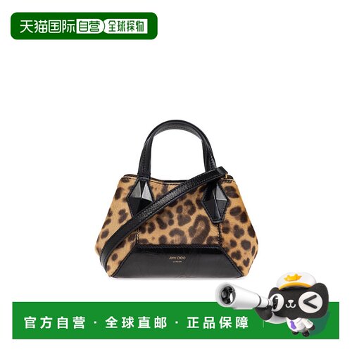 JIMMY CHOO 女士斜挎包 DIAMONDTOTEXSNNDNATURALBLACKGOLD手提包