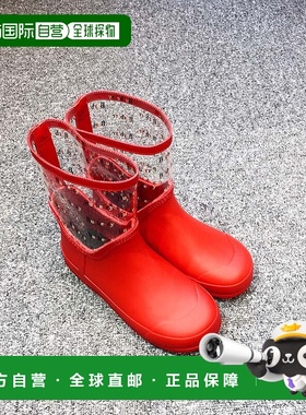 BURBERRY 男士靴子 BURBERRY001RED SS2019 红色 透明LOGO红色小