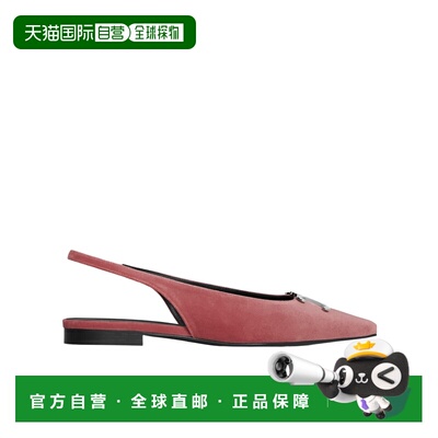 CELINE 女士凉鞋 358012175C24RW SS2025 粉红色 ALMA天鹅绒平底