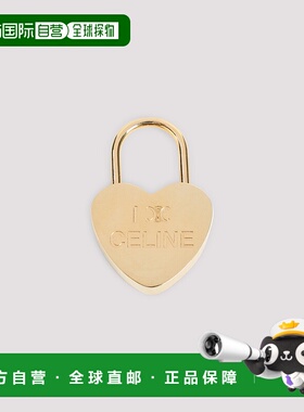 CELINE 女士项链 B101P6BRA35OR SS2026 银色 HEART PADLOCK挂饰