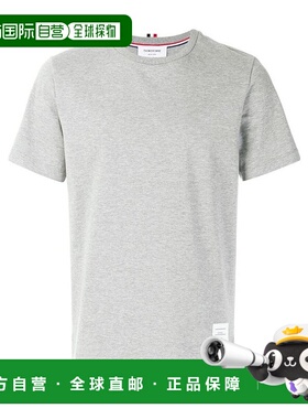 THOM BROWNE 男士T恤 MJS067A00042055 CO 灰色 Logo T-shirt短袖