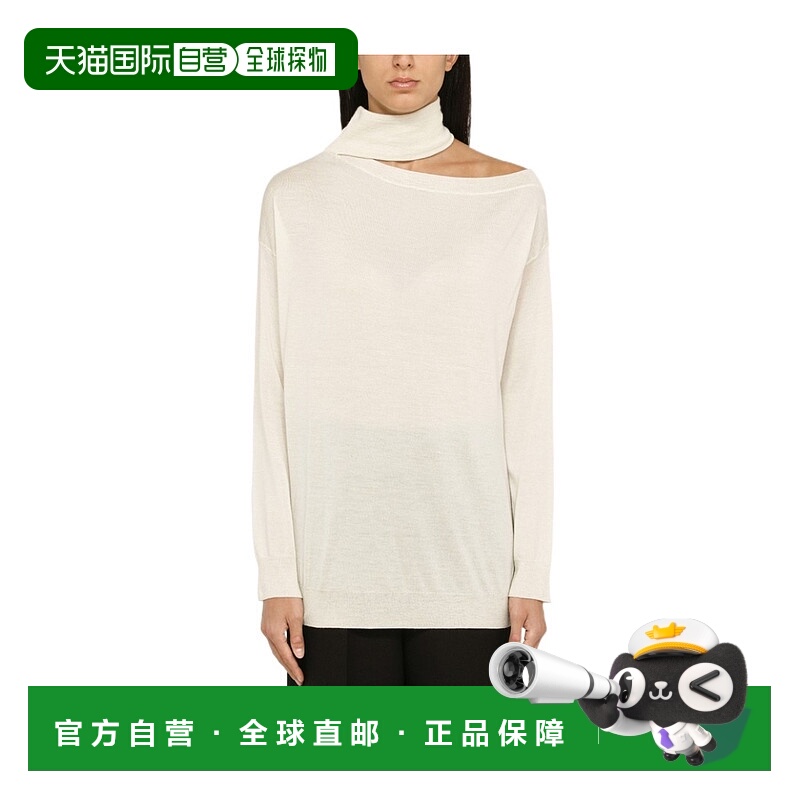 1h可退 VALENTINO 女士针织毛衣 3B3KC48K83GA03 AW2023 白色