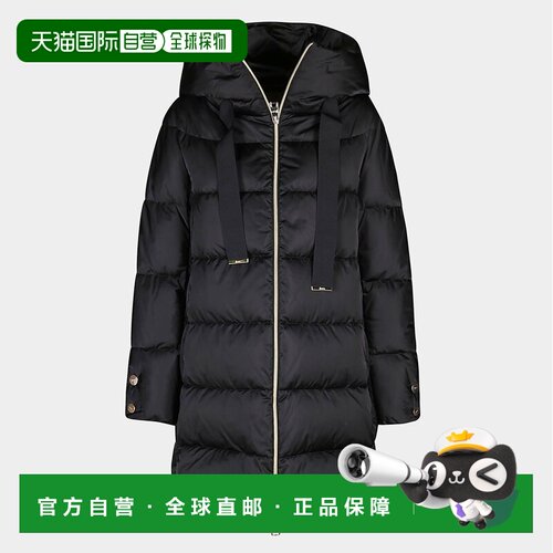1h可退 HERNO 女士羽绒服 PI1304D121709300 CO 黑色 Satin padde