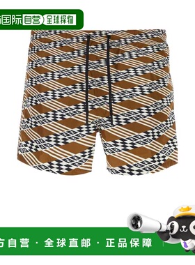 FENDI 男士泳装 FXB077ARY9F1ACW AW2024 白色