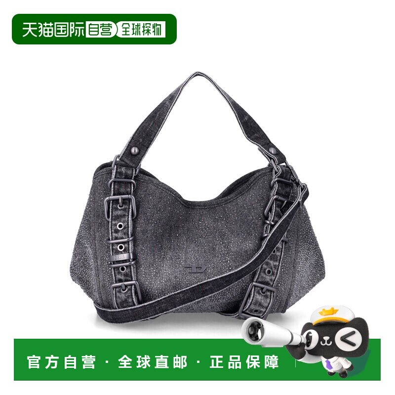 DIESEL 女士单肩包 X10930P9403T8013 AW2026 灰色 D-ONE TOPHAND图片