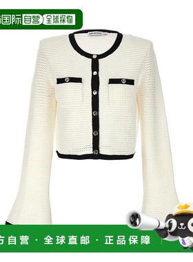 1h可退 SELF-PORTRAIT 女士针织毛衣 SS24217JCWHITE AW2024开衫