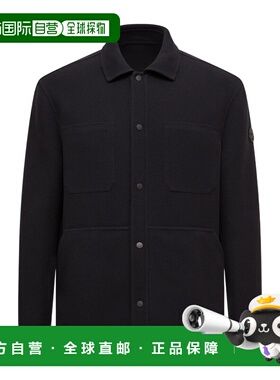 MONCLER 男士夹克 K20911G00011598RK742 CO 蓝色 Tagnit 双面羊
