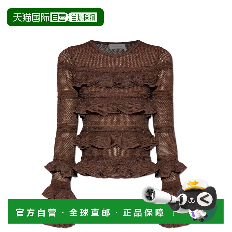 1h可退 ZIMMERMANN 女士背心吊带 5030TF2510MTCHOC AW2025