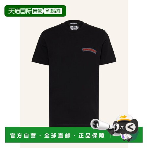 DSQUARED2 男士T恤 100318369613000 CO 黑色 T-shirt