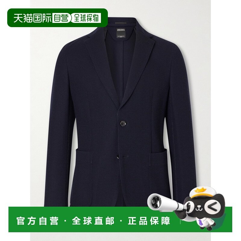 1h可退 潮奢 zegna 杰尼亚 男士 羊毛棉混纺凸纹布西装外套 E7C60,男装,商务正装西服,淘宝优惠券,粉丝福利购,淘宝优惠卷