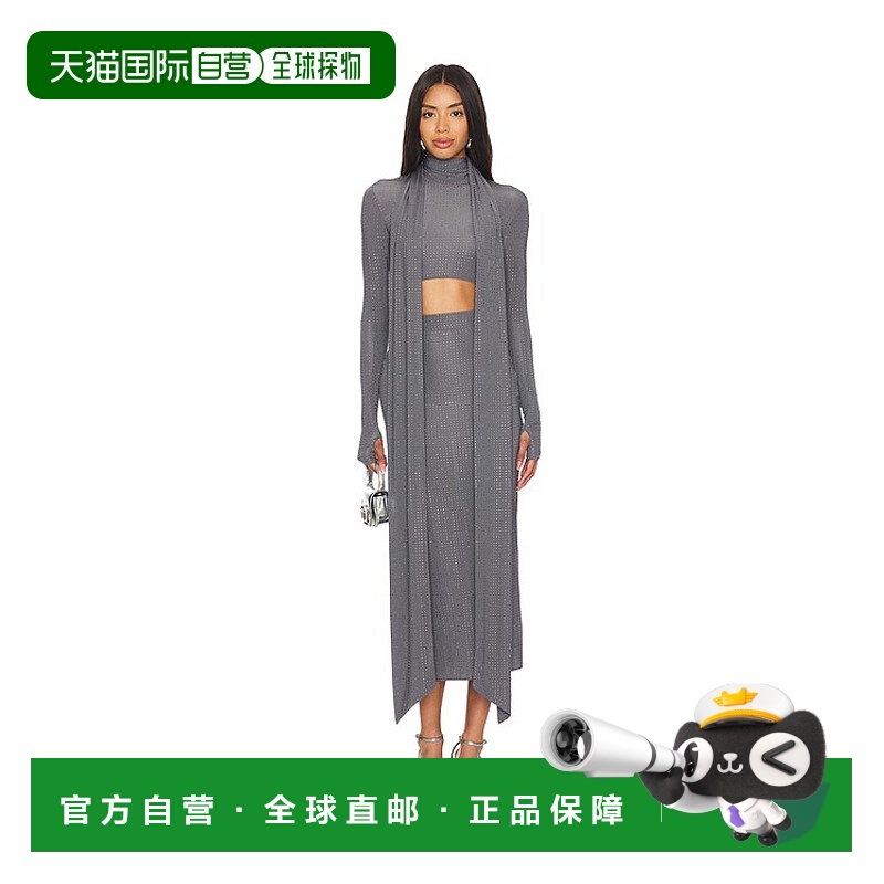 1h可退 潮奢 ALEX PERRY 女士 围巾领短款长袖上衣 T0223PF24