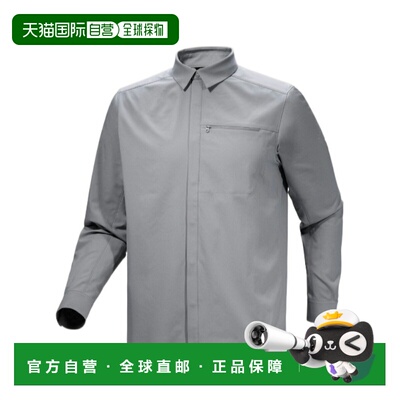 Arc'teryx 男士衬衫 X000010620VOID SS2026 灰色 Skyline 长袖衬