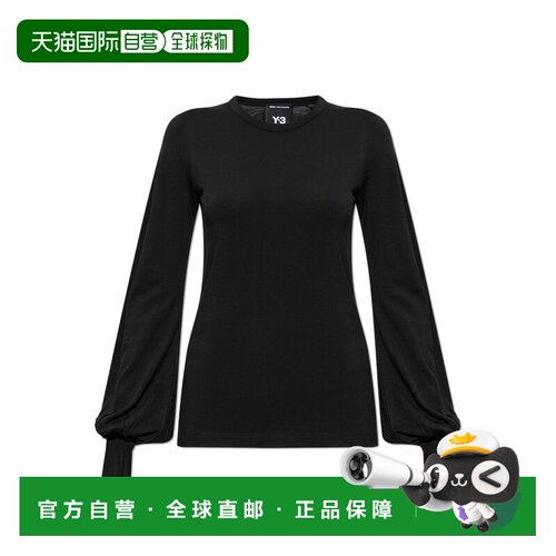 Y-3 女士T恤 KS14250BLACK AW2026 黑色 Wool top上衣女装