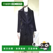 MAX AW2020 MARA 1h可退 女士外套 1016027306007 黑色 黑色翻领