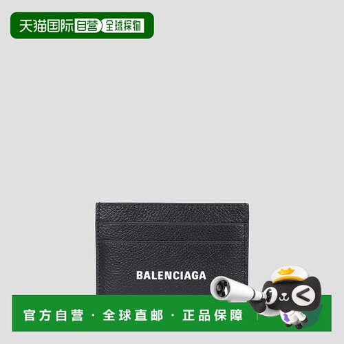 BALENCIAGA 男士钱包 5943091IZI31090 SS2025黑色卡包