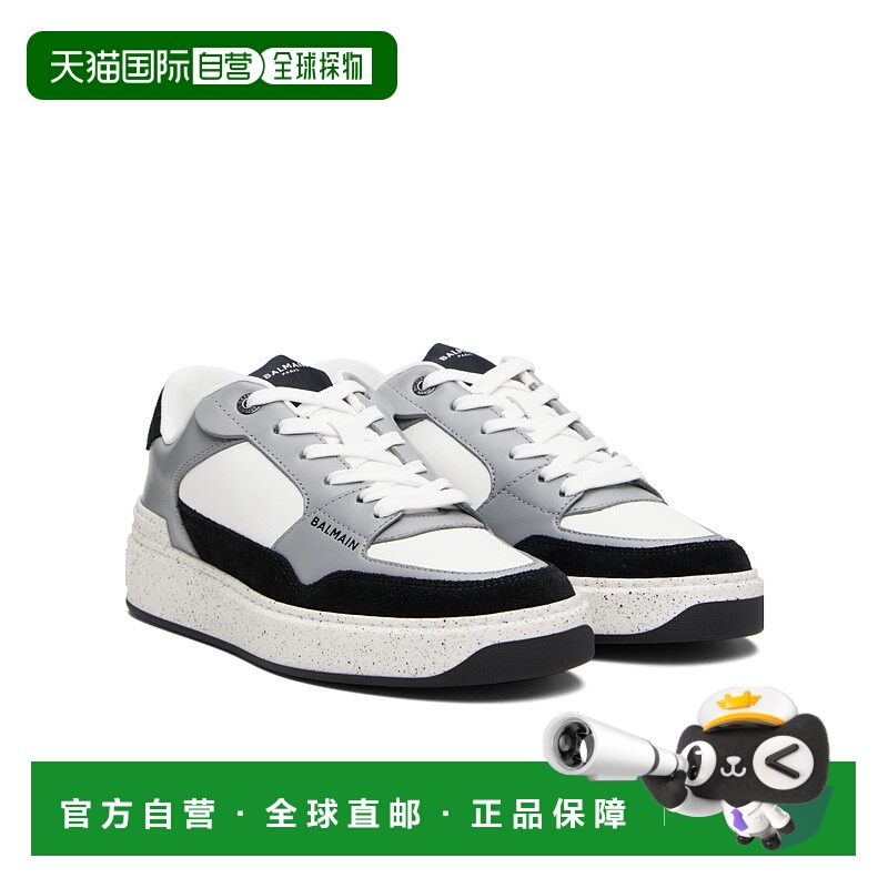 1h可退 BALMAIN 男士运动鞋 FM0VI349LBEQ AW2025 白色 B-Court F