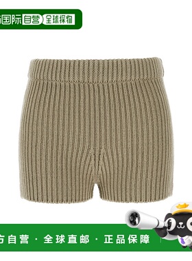 MAX MARA 女士短裤 ACCESO005 SS2024 灰色 Khaki green stretch
