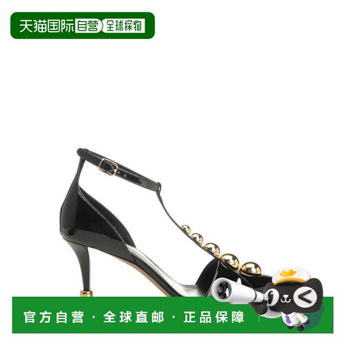 CHLOÉ 女士高跟鞋 CH26S16QWC001 SS2026 黑色 Cleia 高跟凉鞋