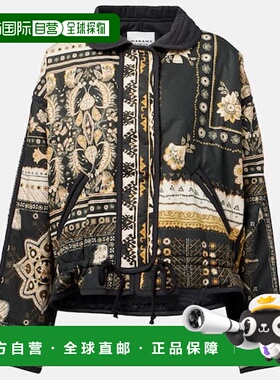 1h可退 潮奢 ISABEL MARANT 女士 Granger 印花棉质短夹克