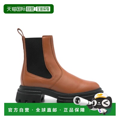 HOGAN 女士靴子 HXW6740FM006LOS018 AW2024 棕色 Chelsea Boot