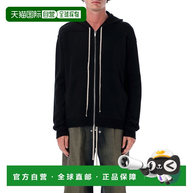 1h可退 RICK OWENS 男士针织衫 RU02E1614WSBR09 AW2025 黑色