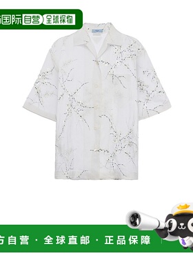 PRADA 女士衬衫 P433BRS18214KFF0009 SS2024 白色