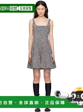 1h可退 潮奢 Staud 女士 海军蓝 Wells 连衣裙 R24S2100PP